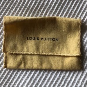 Louis Vuitton card holder dust bag